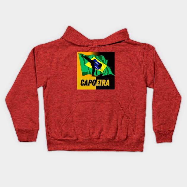 Capoeira Kids Hoodie by Next Graffics